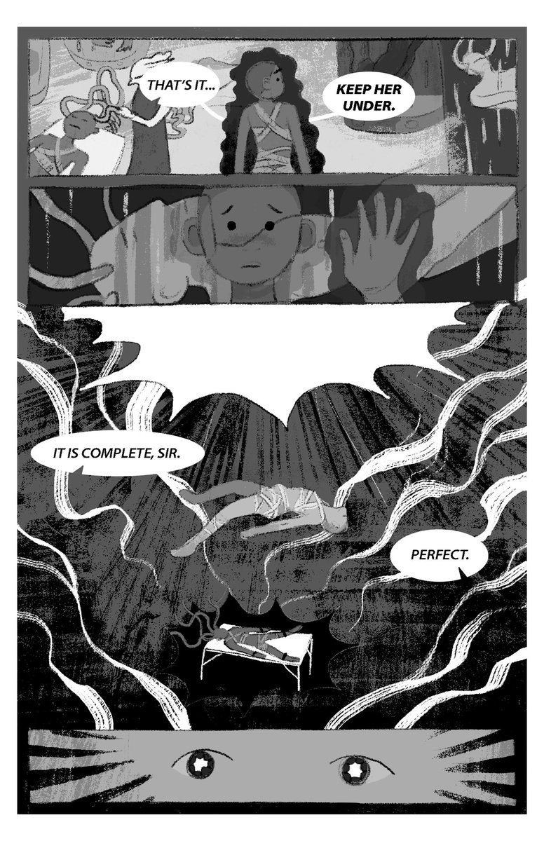 this is a comic abt how my #oc Raven got her lucid dreaming superpowers?a final for class 2/3 