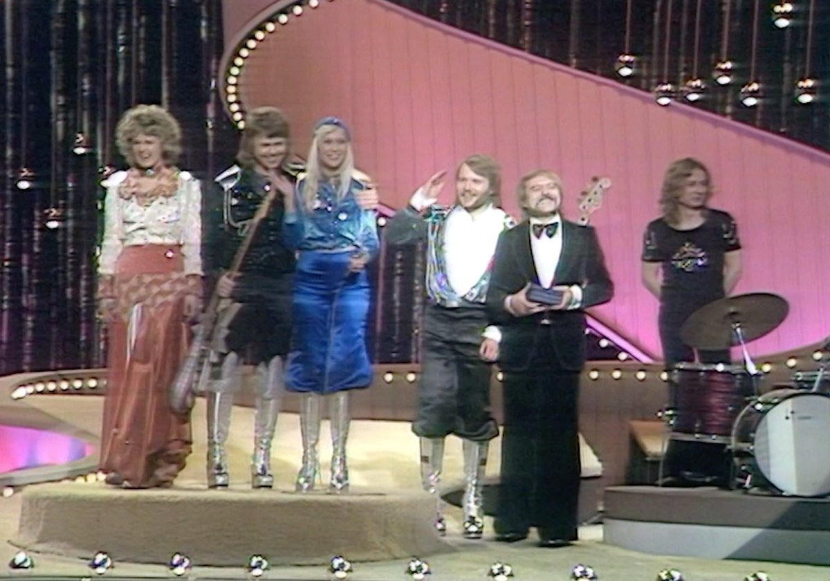 EurovisionAgain's tweet photo. πΈπͺ CONGRATULATIONS ABBA πΈπͺ
WINNERS OF EUROVISION 1974 IN BRIGHTON WITH WATERLOO π₯³ https://t.co/UbhqOxj5SC