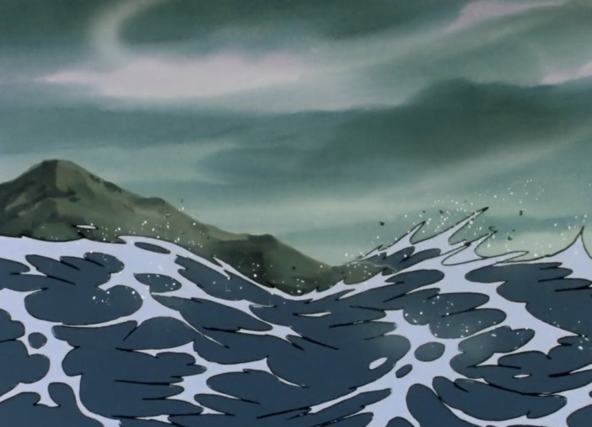 HEY WHY IS THIS WATER THE BEST ANIMATED THING ON THIS ENTIRE SHOW?? look at these holy shit hokusai reture bitch