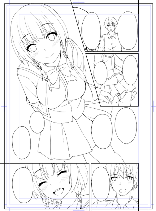 新しい漫画もぼちぼち進んでます 