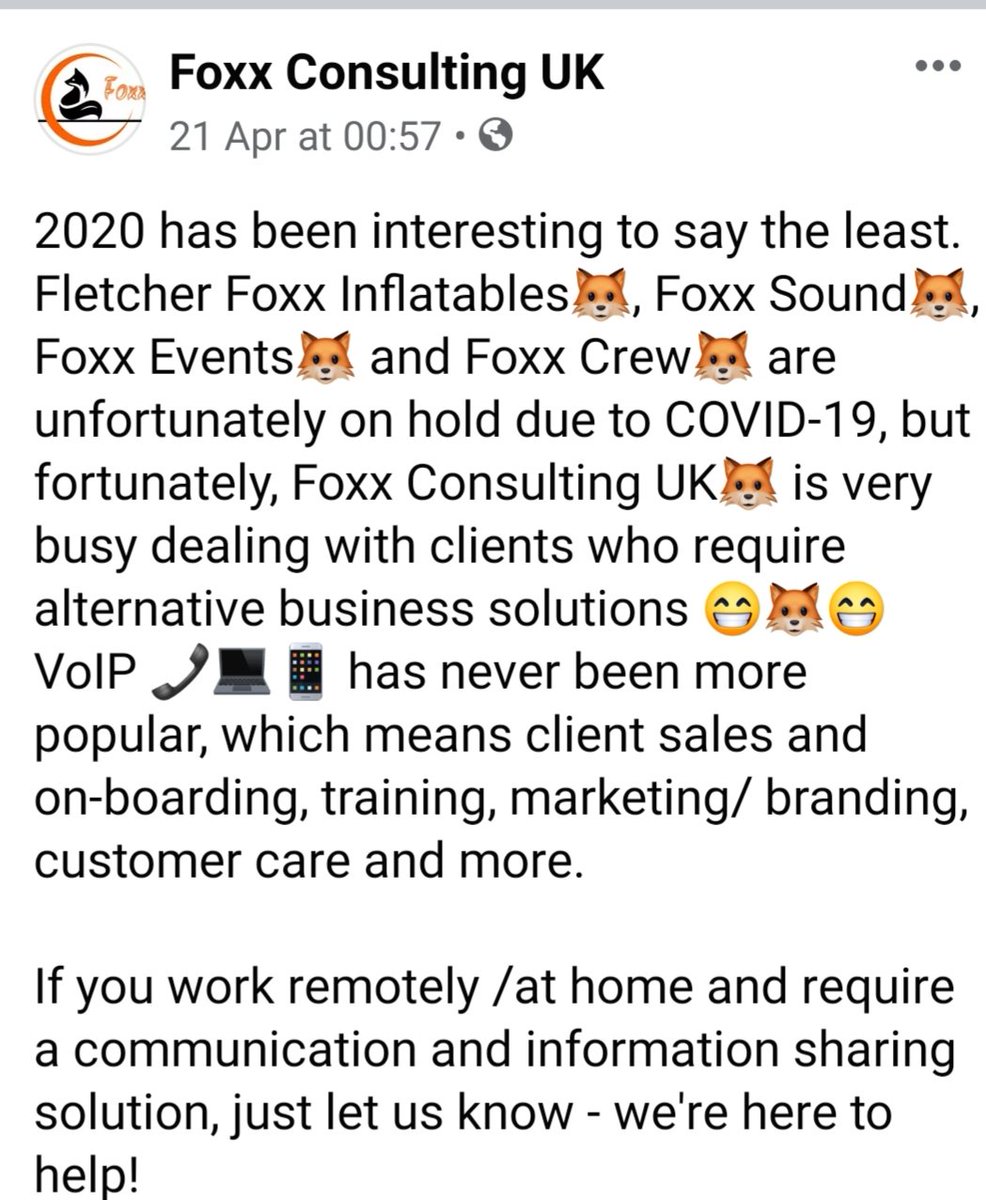 Fletcher Foxx Ltd. tweet media