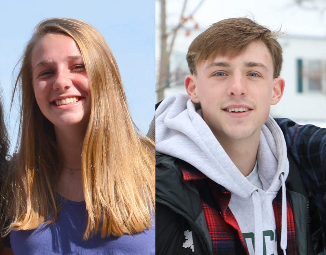 proctoracademy's tweet photo. Congratulations to our newly elected 2020-2021 School Leader Kingsley Palmer '21 and Assistant School Leader Nate Murawski '21! #proctoracademy https://t.co/d5oqwFi6CJ