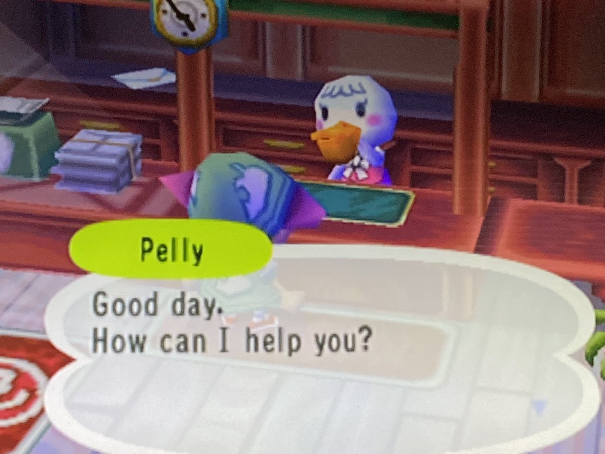 When you write a letter, it goes in the letter section. When you mail it, it appears behind Pelly on the shelf