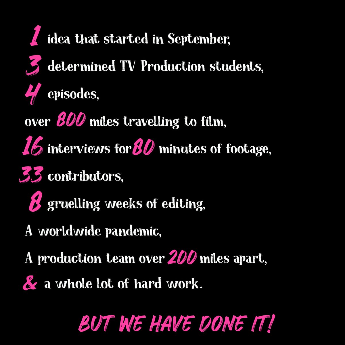 AMansWorld5's tweet photo. We could burst with pride &amp; excitement to show our documentary series! It’s not been easy but WE HAVE DONE IT! ... are you ready??? Tomorrow at the start of #mentalhealthawarenessweek we will be realising our first episode!! And an episode everyday #AMansWorld @bcumedia https://t.co/W3R88o8eMo