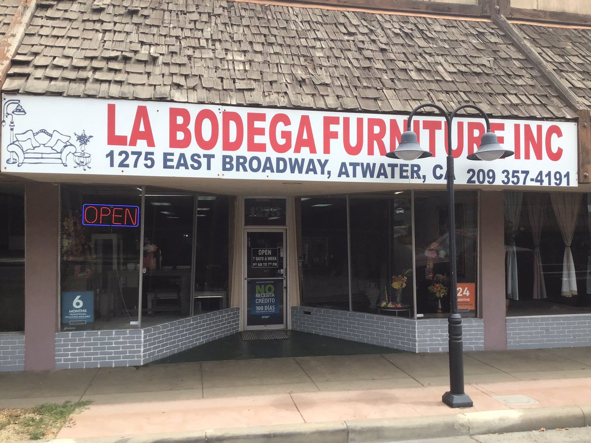 csmfpsnap's tweet photo. LA Bodega Furniture Inc 
As one of the longest running furniture store here in Atwater, California we can assure you that we are the BEST in the entire area. 
Snap Finance Accepted - Click Here!
https://t.co/6UFeJjBPih
@MySnapFinance #SnapFinance @SnapBenefit https://t.co/GPh04JP4uU