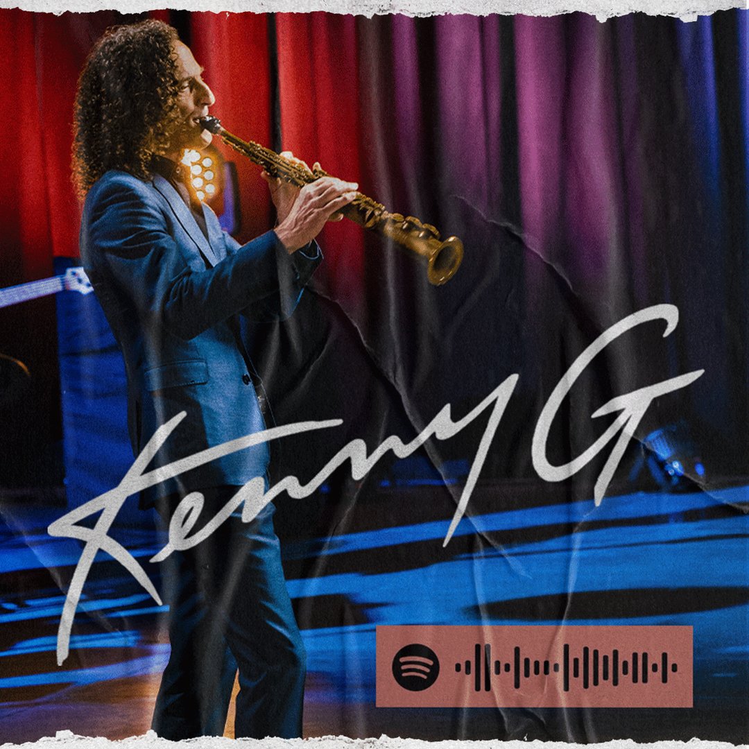 kennyg's tweet image. Scan the code on my poster in your @Spotify app to hear some pretty saxy music 😉
