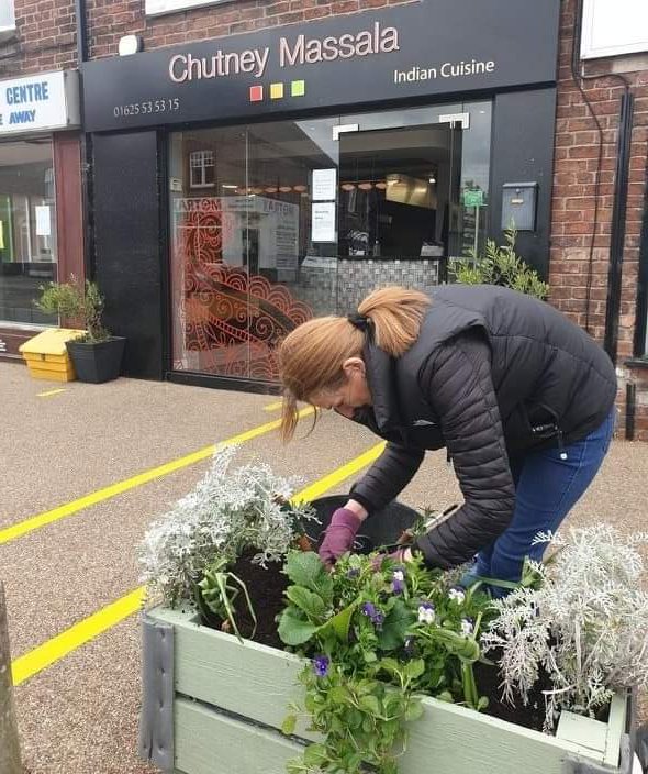 #voluntarywork #planting #LoveTheLane ❤ #Wilmslow #Cheshire