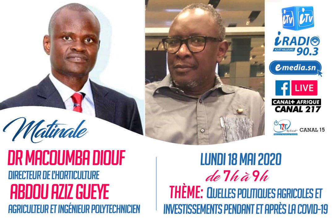 wadeabou's tweet photo. #SunuAgriUp #SunuMbay sujet intéressant à suivre demain matin sur @iradio_sn https://t.co/1XNIx2F26I