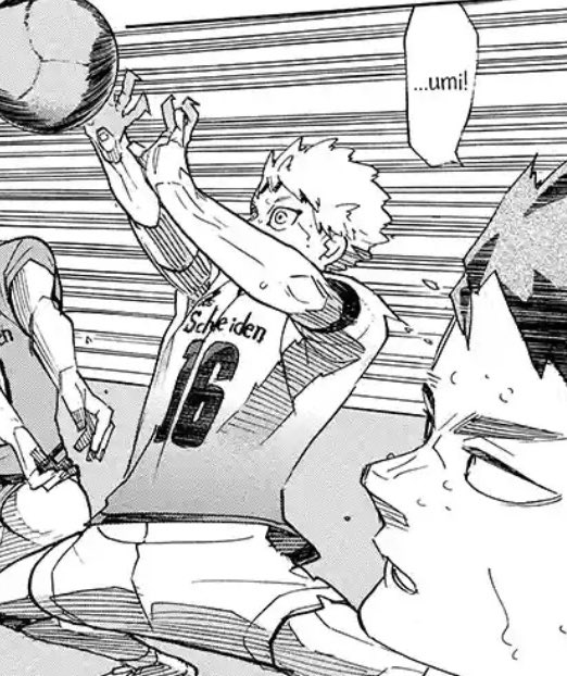 ushijima being unintentionally funny again 