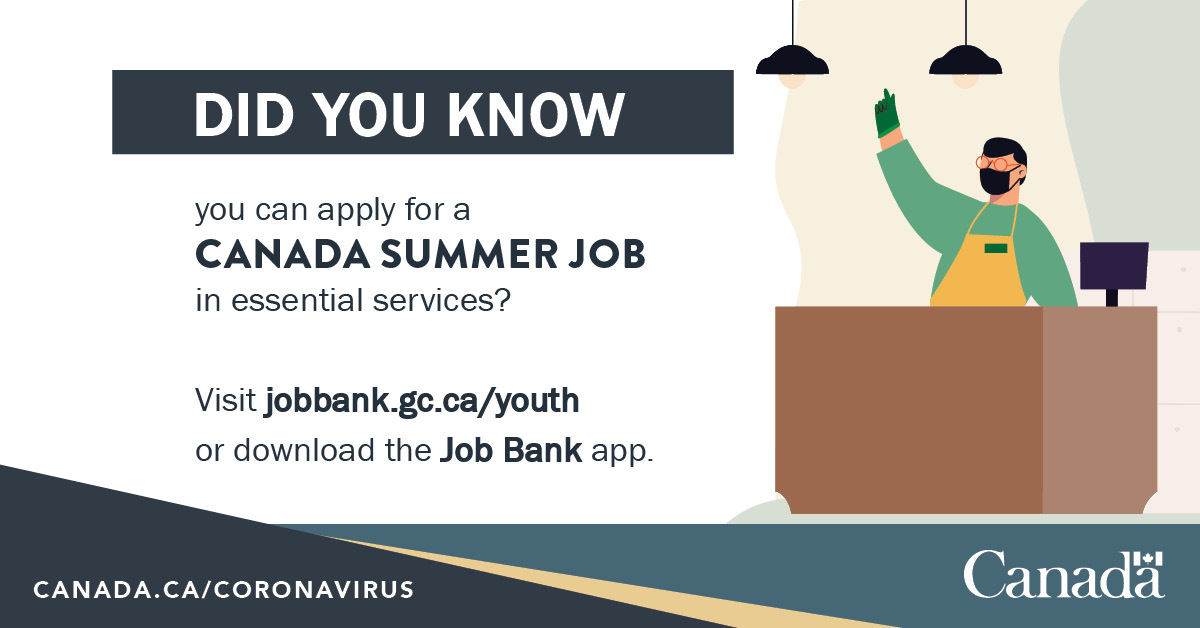 Employment And Social Development Canada On Twitter Canadasummerjobs Are Now Available Online On Jobbank And On The Job Bank App Students You Need To Be Actively Looking For Work In Order