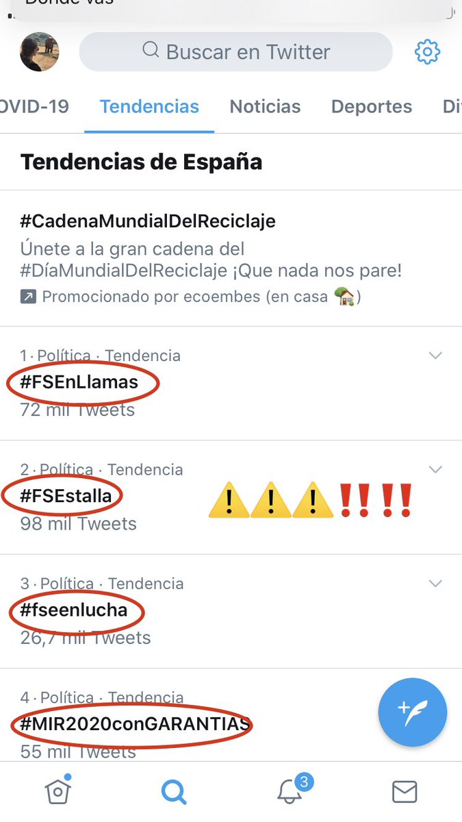 SaraRamnGutirr1's tweet photo. No es cosa de tres exaltados. Ignorar esto sería dejar claro el respeto que se nos tiene. #FSEenlucha #FSEnLlamas #MIR2020CONGARANTÍAS @sanidadgob @salvadorilla https://t.co/4VEbfspxCH