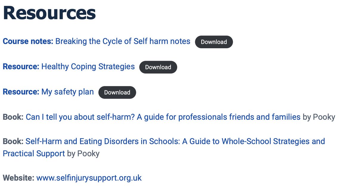 **Free for a Week**

YouCan: Support Young People to Break the Cycle of Self-Harm

elearning.creativeeducation.co.uk/courses/suppor…

Free until 24th May

Please RT and share with your networks

I hope it's helpful!