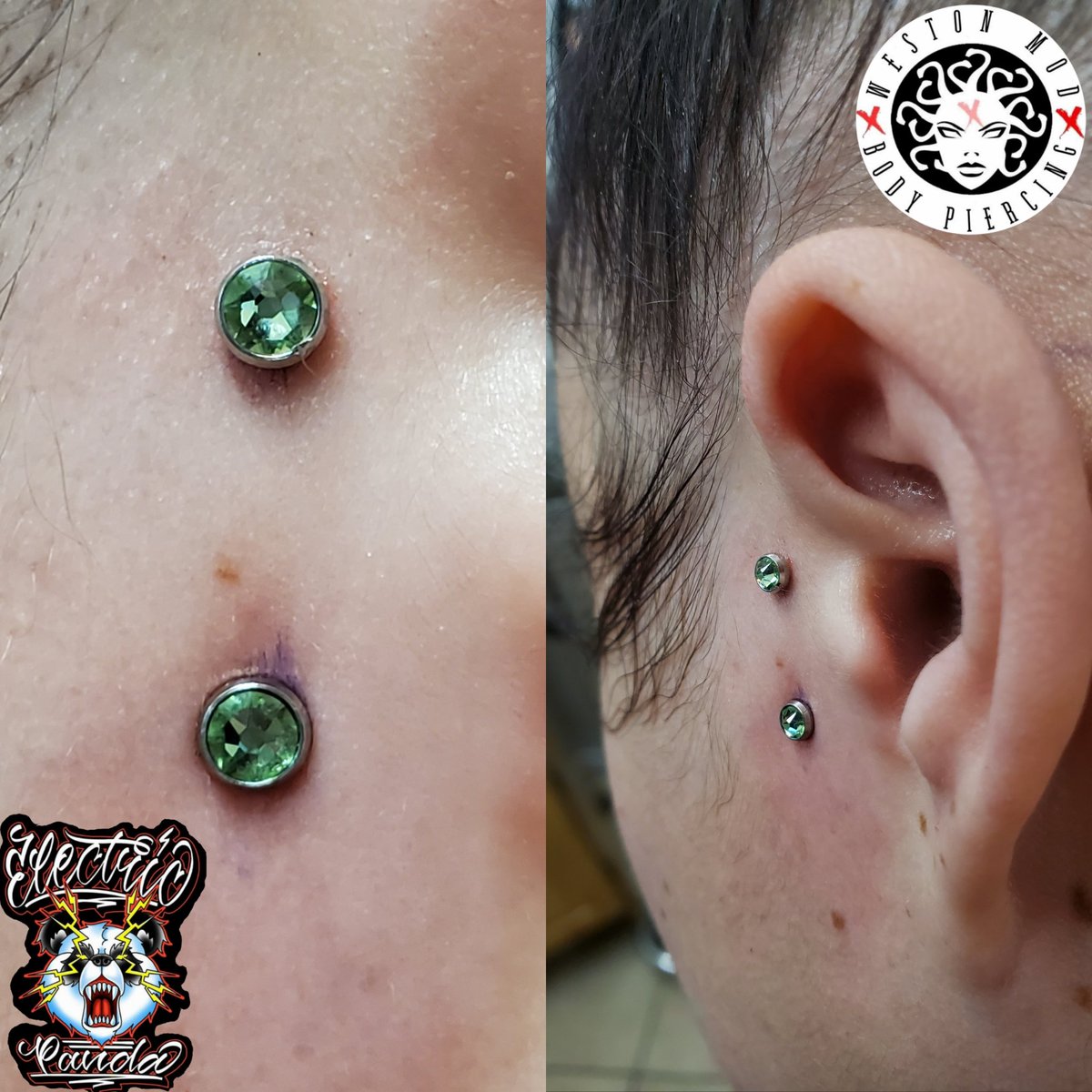 WestonMod's tweet image. Surface bar on outside of tragus
#westonmod