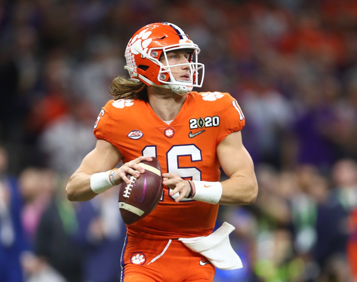 PFF_College's tweet photo. After 10,000 simulations of the college football season, the chance to win the ACC:

Clemson 94%
UNC 1%
Miami 1% https://t.co/RmZ1sINY3K