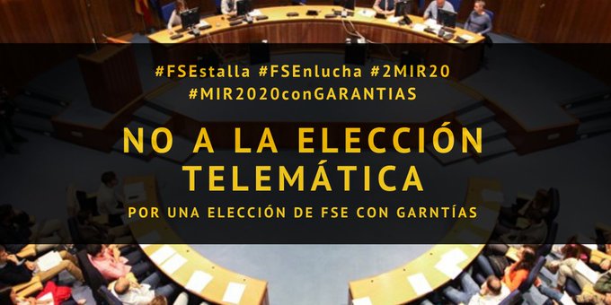 #FSEstalla #MIR2020 #MIR2020CONGARANTÍAS La elección en subdelegaciones o en hospitales en lugar de en el ministerior, es algo que ya se hizo en el pasado, y que ahora mismo también sería viable de organizar en grupos más reducidos... Rectificar es de sabios <a href="/sanidadgob/">Ministerio de Sanidad</a>