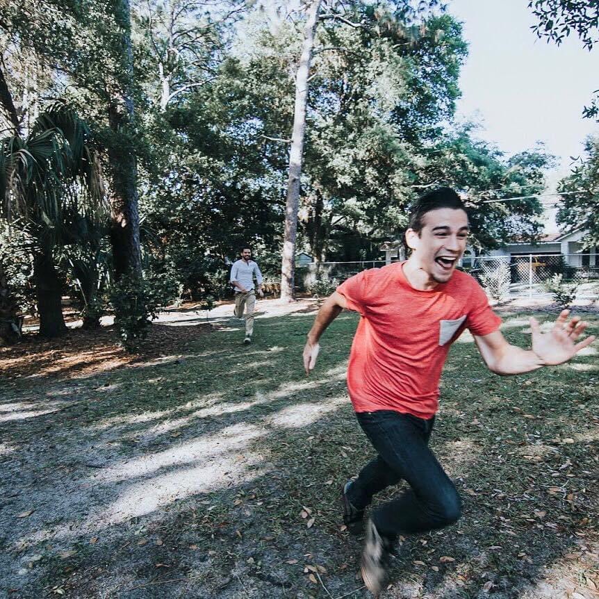 RaisingCadence_'s tweet photo. #throwback 4 yrs and nothing’s changed. Wonder what Andrew could’ve done this time to have TJ chase him? 🤔 📸: #kaylasurico https://t.co/V7IwqyhLkn