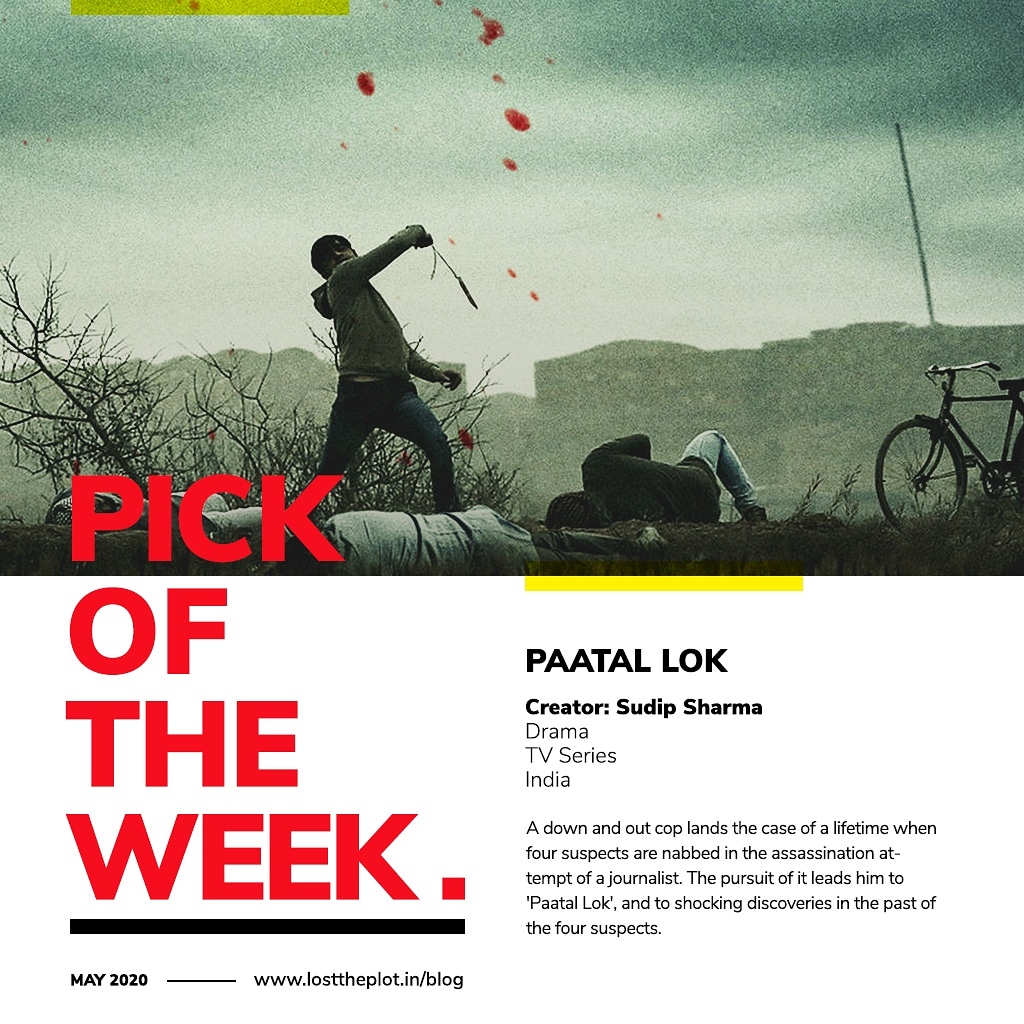 Read our #POTW on Paatal Lok. 

Link in bio. 
For more reviews of the latest shows and movies, follow @lostthepl0t!

#lostheplot #filmlicensing #paatallok #cinemalovers #watchlist #filmisnotdead #filmcommunity #amazonprime #tvseries #indiantvseries #anushkasharma #jaideepahlawat