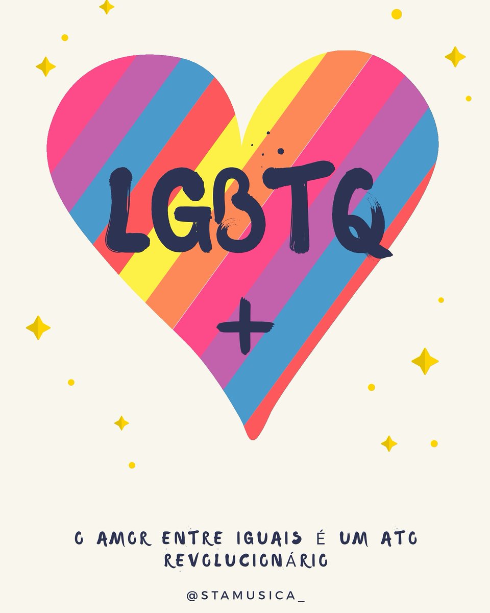 StaMusica_'s tweet photo. Consideramos justa toda forma de amor... #Stamusica 🏳️🌈
#DiaInternacionalContraaLGBTfobia #EduqueContraLGBTfobia #DireitoDeAmor #DireitoDeExistir #EuSouPQNosSomos #EleNao #EleNunca https://t.co/UazacNPrn7
