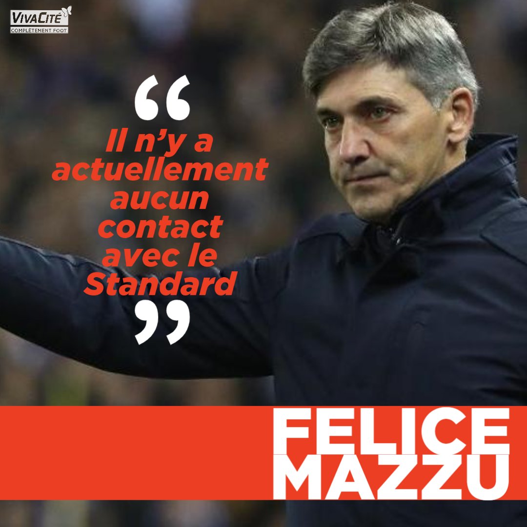[QUOTE] "Complètement Foot" #CFootRTBF 

Felice Mazzu : 
Entraineur ➡️ Standard ❌

Votre avis ? #mercato #JPL