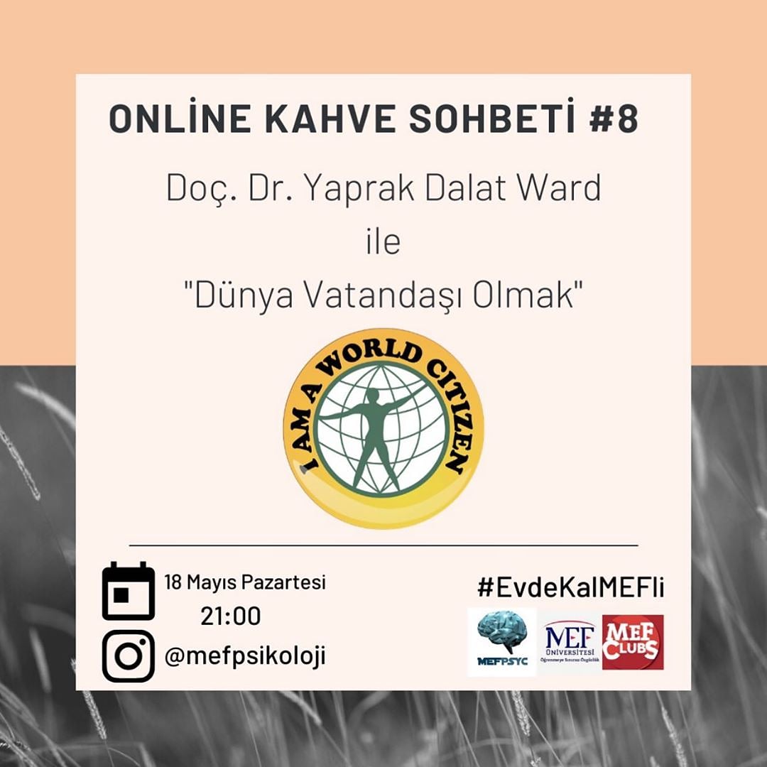 ClubsMef's tweet photo. @mefpsikoloji yeni etkinliği ile sizlerle 🎉🎉
 18 Mayıs Pazartesi günü saat 21:00’da Amerika’da yaşayan ve birçok farklı ülkede tecrübe edinmiş olan Doç. Dr. Yaprak Dalat Ward ile sohbet edeceğiz. Şimdiden alarmlarınızı kurmayı unutmayın⏰ https://t.co/Lah0QVWiHG
