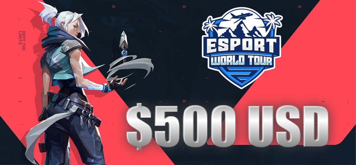 EsportWorldTour's tweet photo. EWT is proud to announce our first @PlayVALORANT Tournament! There will be a prizepool of $500 USD, and will be held on May 30th, @ 6pm EST. Registration is live at https://t.co/MTulCdkNkF https://t.co/GAnif4Cqyi