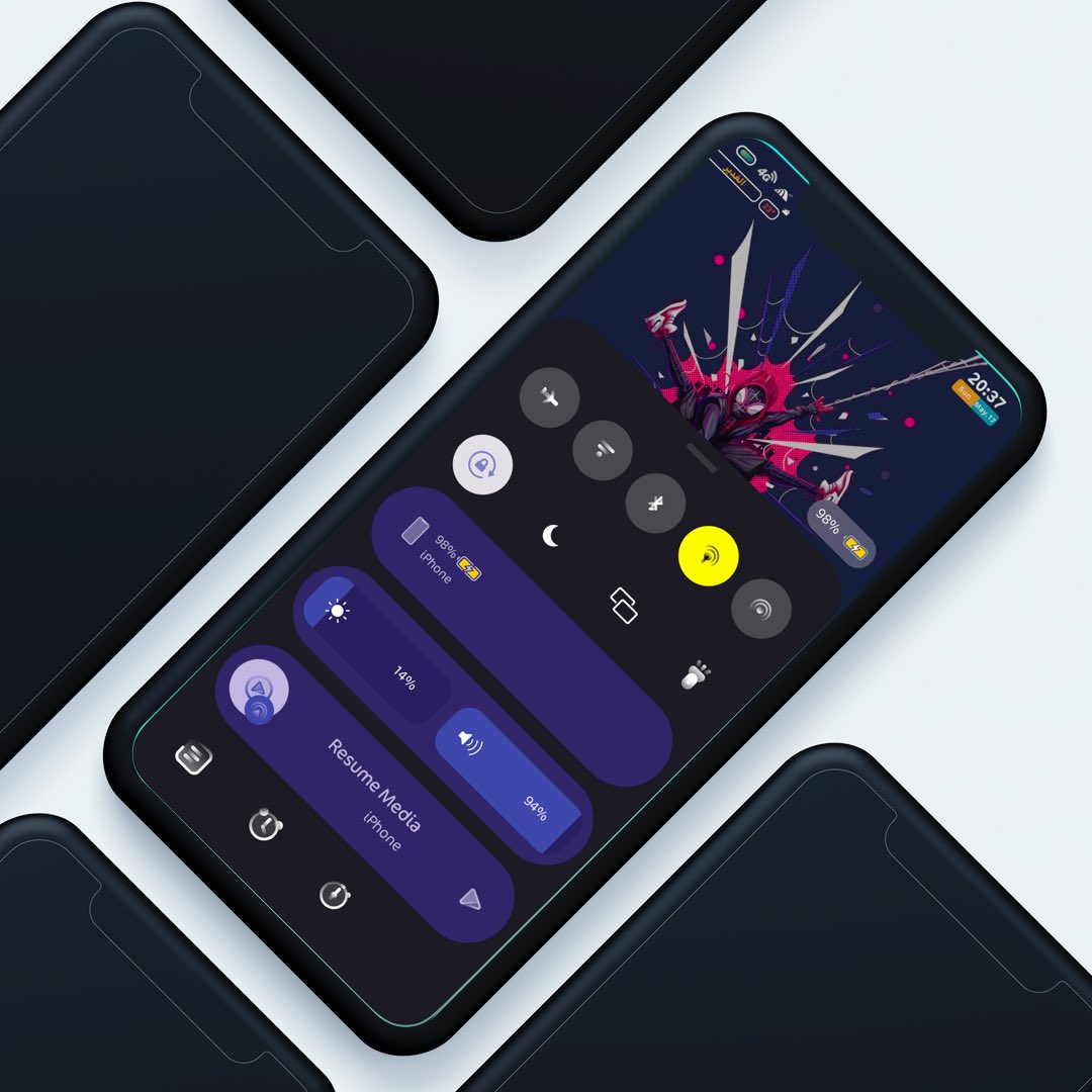 k_fh06's tweet image. My current setup  🔥 
#unc0ver 
Theme # Gyan @MartdaLazuardi 
Control Center #prysm @LaughingQuoll 
Theme control center #LYrecc 
#MagmaEvo @NoisyFlake 
Battery-@SparkDev_ #juice 
Settings -#horizon @sirius247
- Shuffle @CreatureSurvive