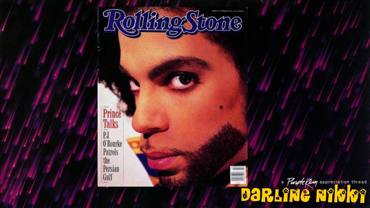 So here the computer learns about lust. Darling Nikki is totally devoid of love. In his 1990  @RollingStone interview with  @NealKarlen Prince called it ‘the coldest song ever written’. More on that later.