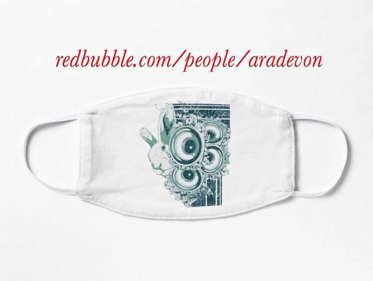 Available in my #redbubble #shop #linkinbio #art #design #facemask #mask #rabbit #music #whiterabbit #sound #hiphop #urban #urbangear #street #streetart  #white #green #grey #gray #style #design redbubble.com/i/mask/Follow-…