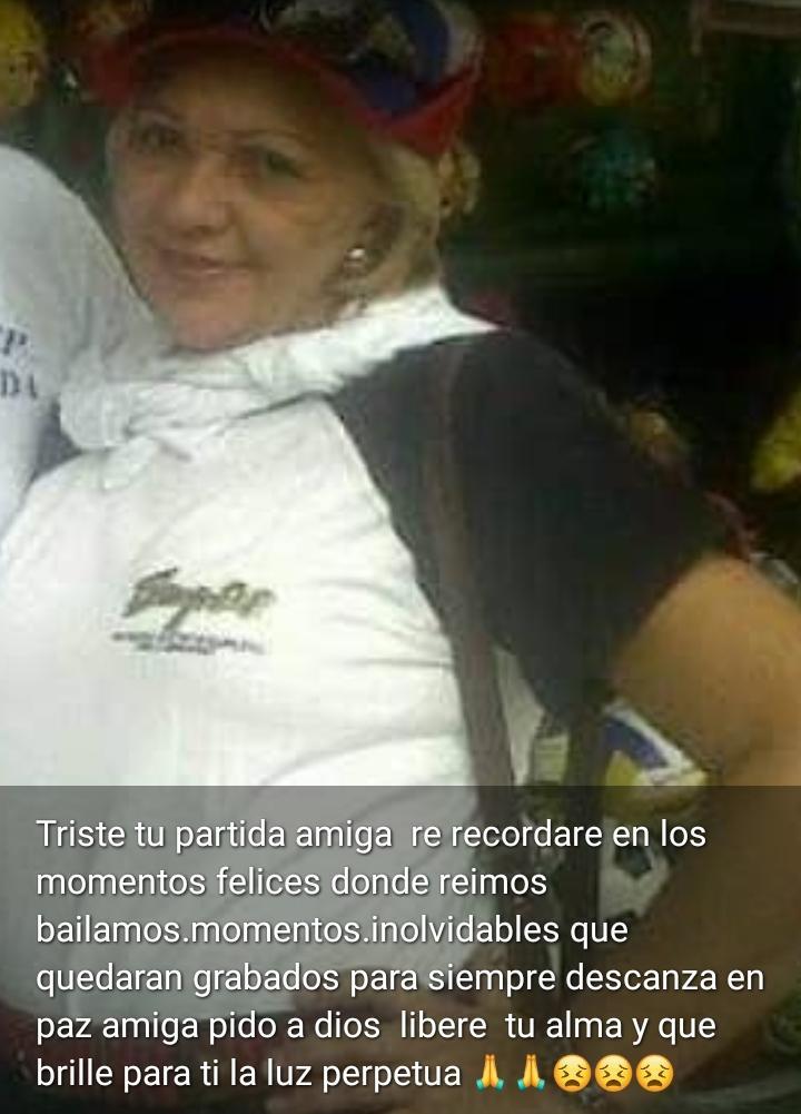 pzl17's tweet photo. Dios! Nuestra Compañera de Lucha, Irene González Directivo del Sindicato #SunepSas Ccs, Repentinamente Fallece, irreparable Perdida para el Sector Salud. Dios la tenga en la Gloria, Reivindicamos Su Constancia y Valor, Nunca te Olvidaremos Irene. https://t.co/38kFkSG4cI