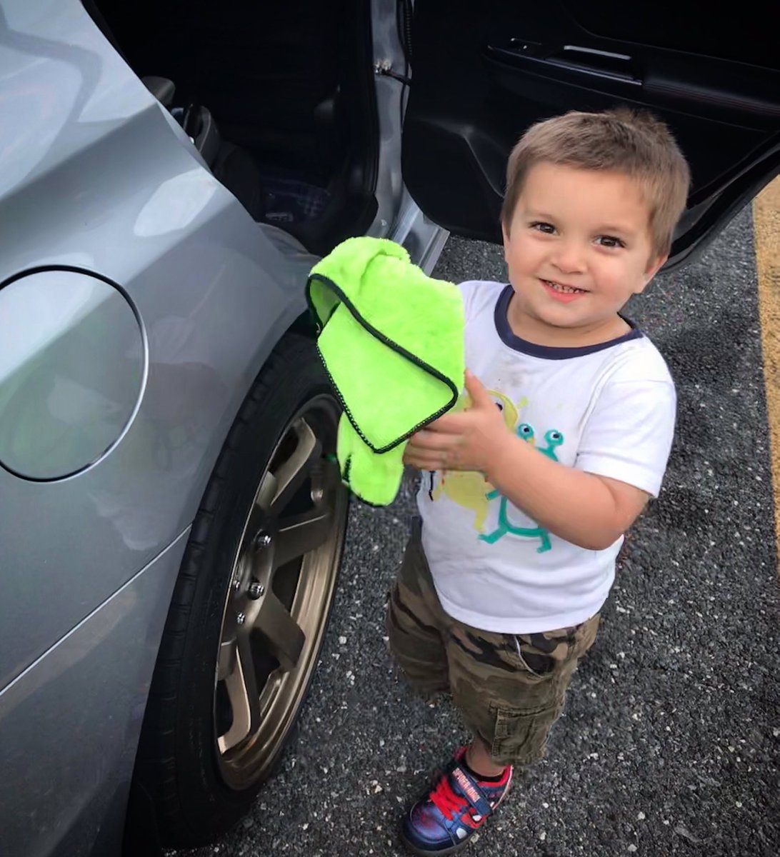petevidal's tweet photo. My helper did a great job drying my car 😎 #subaru #wrx #childrenareablessing https://t.co/5KPnlRvLCr