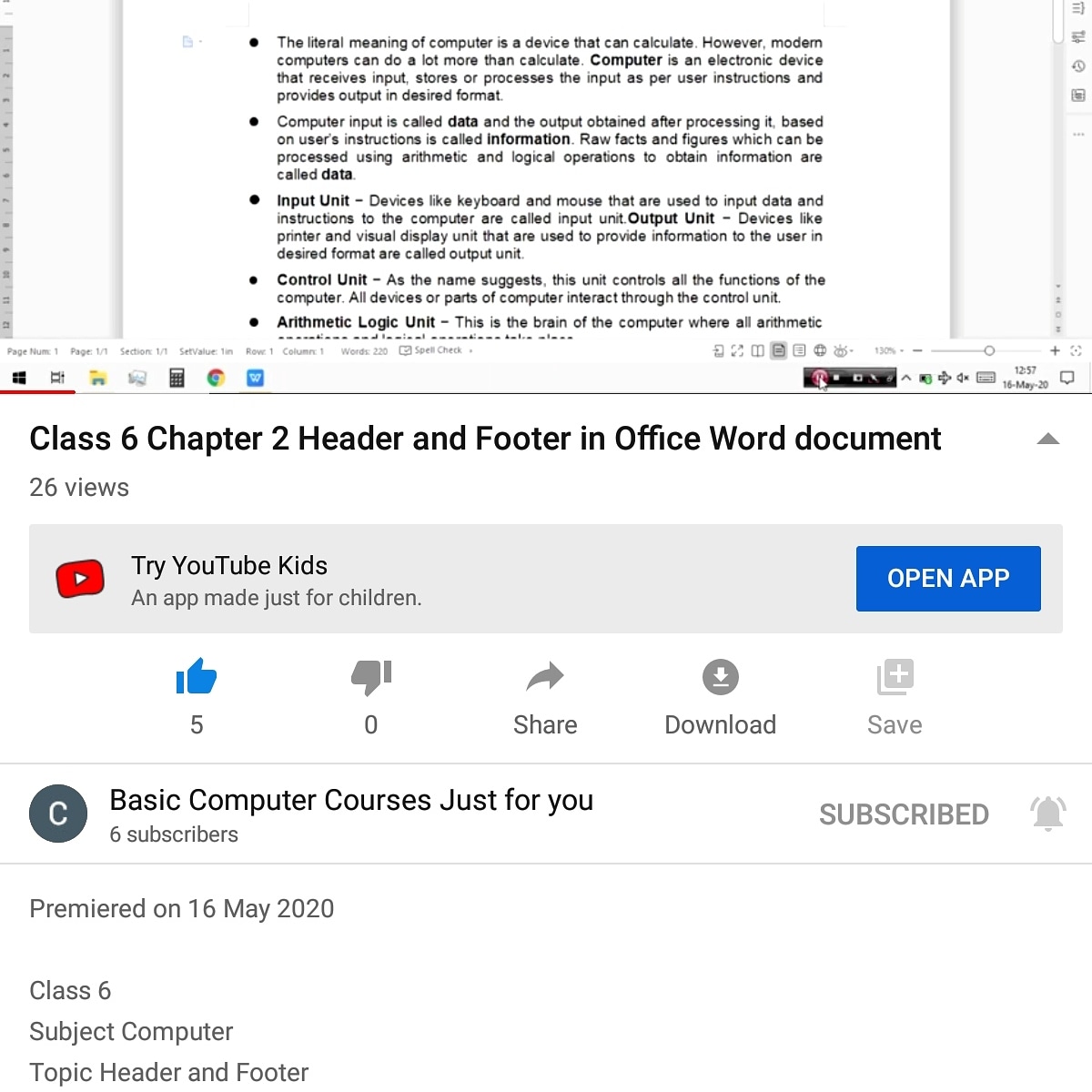 easylearn4all's tweet image. Dear learner
We have started with doing #computerclasses for #class6to8
Now we will be covering all 3 #subjects #science, #maths, #computer
Here is our channel link for computer classes from YouTube 
youtube.com/channel/UClzLj…

Learn the #basicsofcomputer