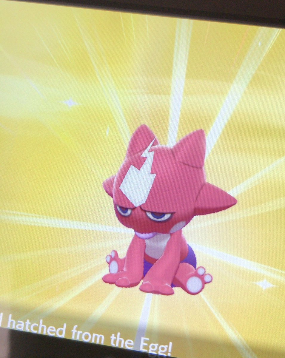pokedrifter's tweet photo. Hatched this Shiny Toxel about 3 days ago. It took FOREVER. I lost count after a while but it was definitely over 500 eggs hatched to get this. I’m soo happy I got it tho. Totally worth it. #pokemon #ShinyPokemon #mesuda https://t.co/FxCxGBMs6M