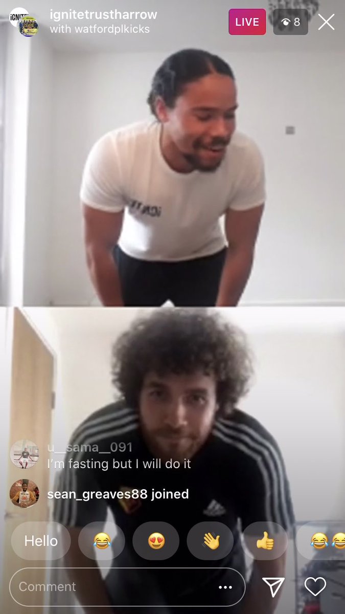 IgniteYouth0's tweet photo. We loved collaborating with Brima last week and weโre going to be working out from home again tomorrow at 3 with a boxing-focussed session. Also, check the link below to watch some past workouts on YouTube! #IgniteTrust #StayHomeWorkOut https://t.co/MS4eWZF9tH https://t.co/zNoQIp86mA