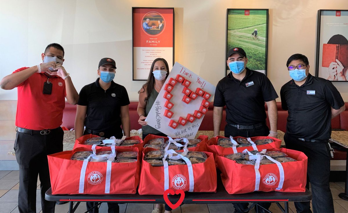 FriendsofPCH's tweet photo. #DailyDoseOfHeart: Thank you to our partners @PandaExpress for feeding 150 of our essential staff @PhxChildrens! You not only brought Orange Chicken, you also brought smiles to some deserving faces. #PCHDailyDose https://t.co/csXAQMY2xC