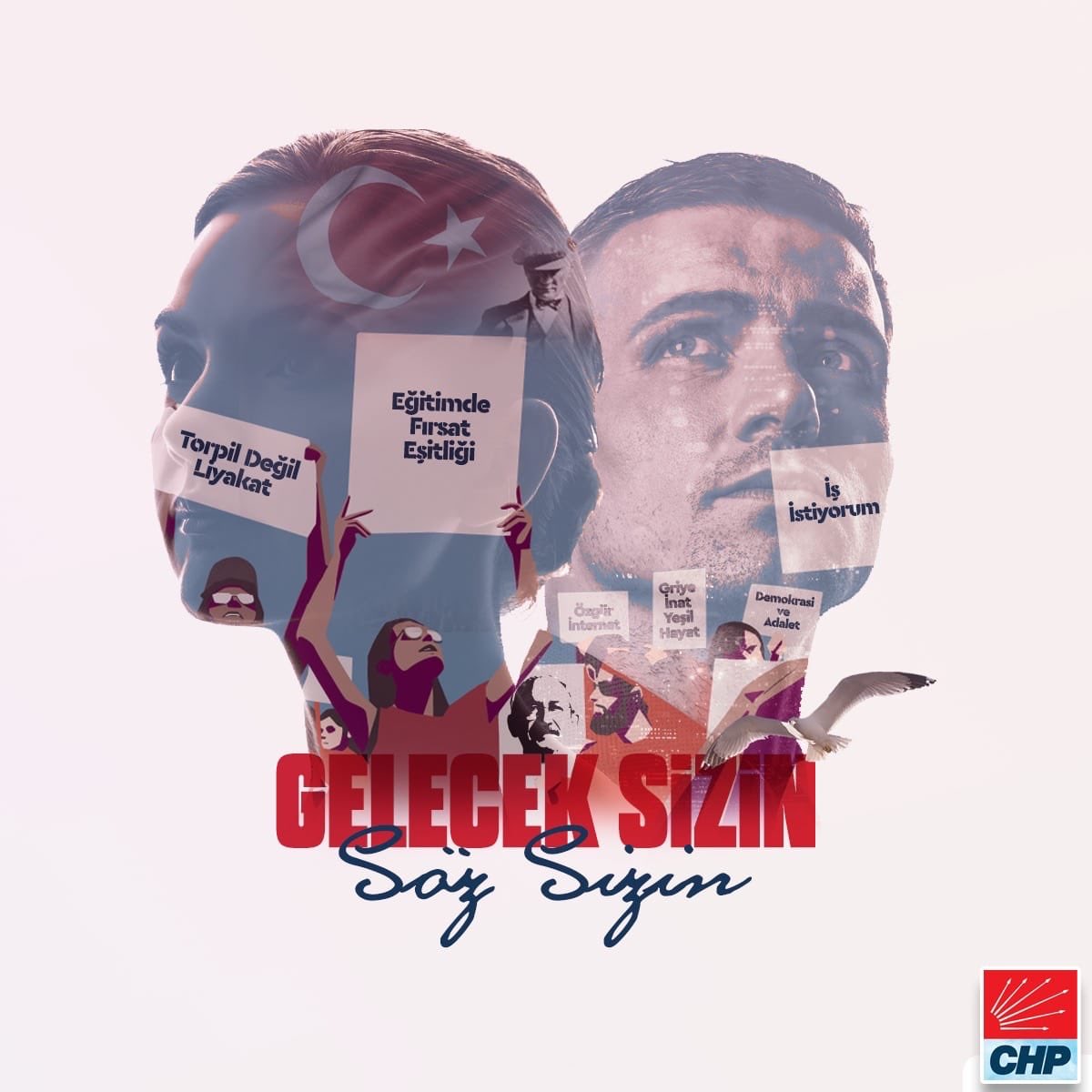 Sevgili gençler; gelecek sizin, söz sizin. Sizlerden öğrenecek çok şeyimiz var. 19 Mayıs’ta bu ülkenin geleceği olan sizlerin söz hakkı için bizlerin söz verme zamanı. Size güveniyoruz, size inanıyoruz. #SözSizin