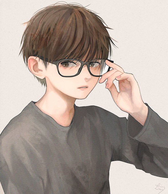 メガネ男のtwitterイラスト検索結果 古い順