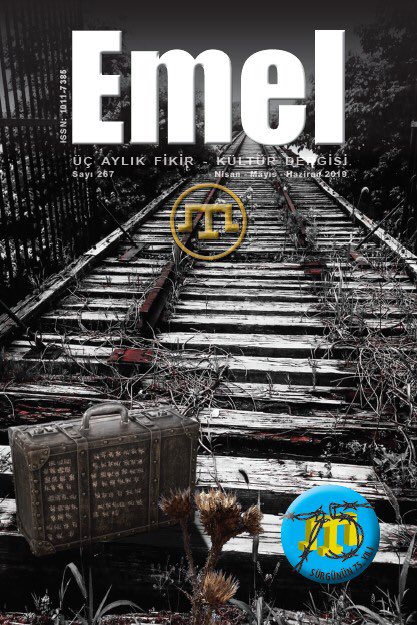 EMEL Dergisi ve Emelciler 18 Mayıs 1944 #Kırımsurgunu'nu hiç unutmadılar, bu sürgünün ve Vatan Kırım'a dönüş mücadelesinin, sürgündeki Kırım Tatar Milli Hareketi'nin dünyaya duyurulmasına öncülük ettiler, unutmadılar, unutmayacaklardır. 
#Kırımaozgurluk
Kapak Tasarım İrfan Ongar