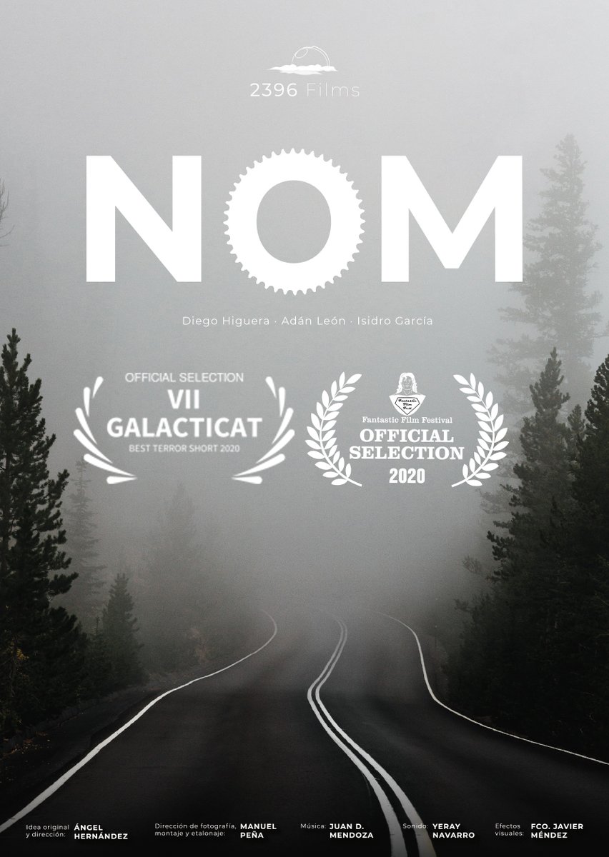 NOMSHORTFILM's tweet photo. So proud to announce that @NOMSHORTFILM is an Official Selection of @GalacticatCine and #FantasticFilmFestival, both Catalonian festivals. Thanks to the judges and congrats to the team! https://t.co/uZxPCIGXyx