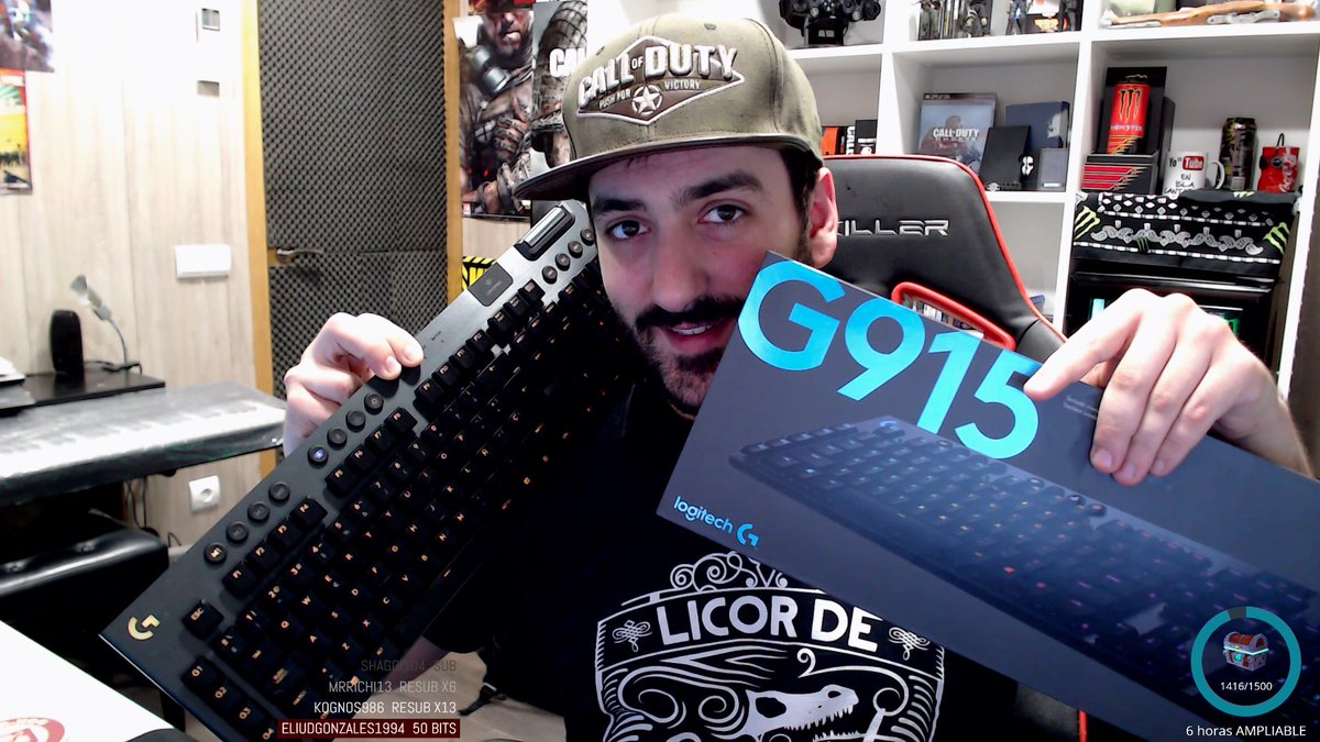 Rumian23's tweet photo. ▶ SORTEO de un TECLADO G915 de @LogitechG_ES !! 

VALORADO en 260 EUROS!

RT + Follow a: 

- @rumian23
- @LogitechG_ES 

MUCHÍSIMA SUERTE! 

Finaliza: 5 de Junio. https://t.co/1VOhqh07Xl