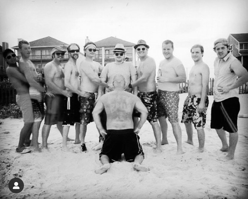 brentcarcher's tweet photo. 13 years ago we had this wild ass idea to have a week-long beach party. It grew in size but decreased in duration since we can’t do it like we used to. Was supposed to be down in Galveston w/ 30 of my closest friends this weekend. But we’ll have to save it for next year #PBXIII https://t.co/VIv97cS36w