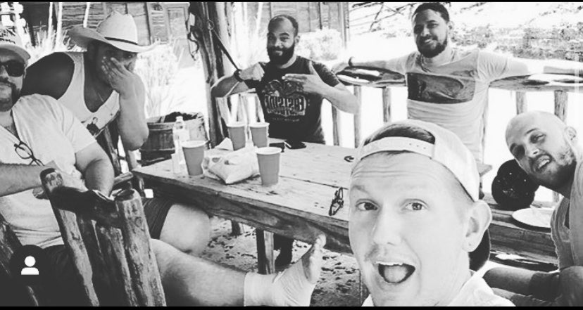 brentcarcher's tweet photo. 13 years ago we had this wild ass idea to have a week-long beach party. It grew in size but decreased in duration since we can’t do it like we used to. Was supposed to be down in Galveston w/ 30 of my closest friends this weekend. But we’ll have to save it for next year #PBXIII https://t.co/VIv97cS36w