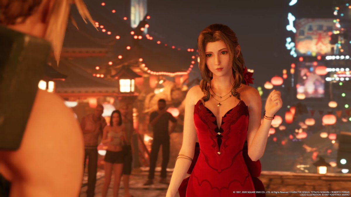 StarryFlowers_'s tweet photo. Honestly.. I love all of Aerith's dresses. Even her "worst" one. SHE'S A PRETTY PRINCESS. ❤️💐👑 #AerithGainsborough #Aeris #FinalFantasy7Remake #FinalFantasyVIIRemake https://t.co/WUO7EGo96W