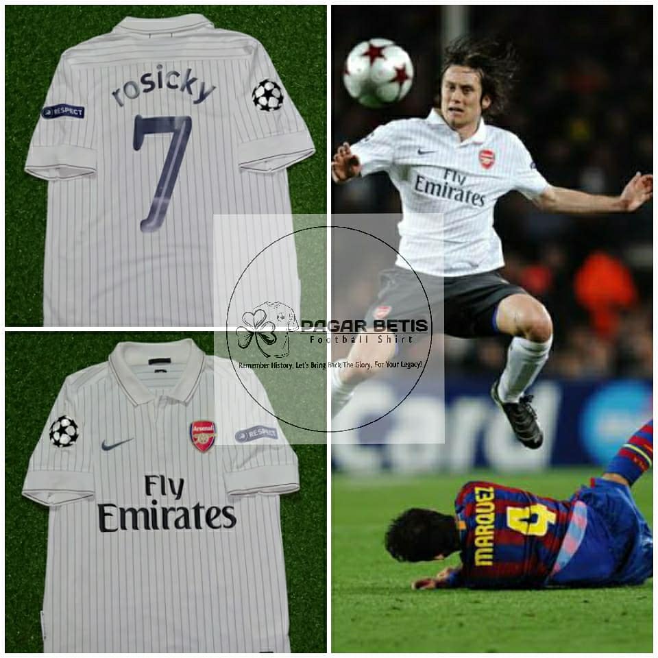 Pagarbetisfs's tweet photo. • Arsenal 3rd 2009/2010
• Size S
• Remake patch & nameset
• sponsor remake
• #7 Tomas ROSICKY
• VGC
• minus 1 hole
• Price : 325K IDR
• Link WA on bio
• Available market place
#jersey4sale #jerseyforsale #jerseyoriginalarsenal #jerseyarsenal #rosicky7 #thomasrosicky https://t.co/OHAaJDflrY