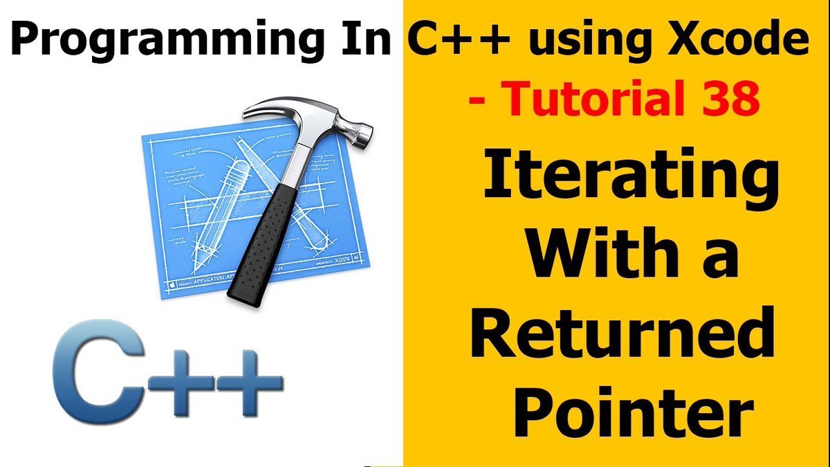 ComputerVideos's tweet image. Programming in C++ / X-Code || Tutorial 38 - Iterating with a Returned Pointer: youtu.be/CFxMTIGvycg #ProgrammingInC #CPlusPlus #XCodeTutorial #ComputerScienceVideos #ComputerScience #HowToCodeInC #HowToCode #HowToProgramInC #CProgrammingForBeginners