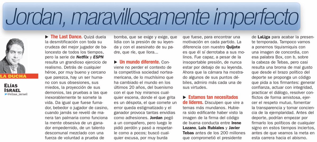 Me gustó mucho <a href="/elias_israel/">Elías Israel</a> 😉 <a href="/Jumpman23/">Jordan</a> 🏀