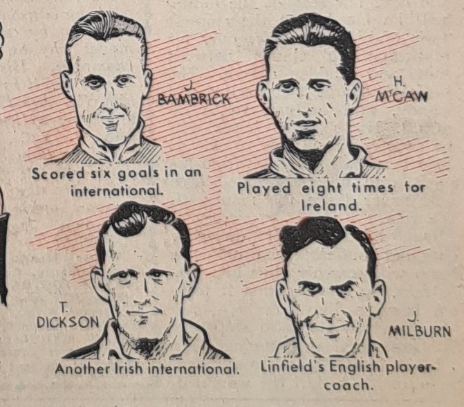 booksandcomics's tweet photo. A vintage congrats to Linfield FC @OfficialBlues who had a whole page dedicated to them in this 1961 'Rover and Adventure' comic. According to what it says, we hope the local cats and dogs are still howling their support for you! #FootballGoesRetro https://t.co/TPjCpKvp5V