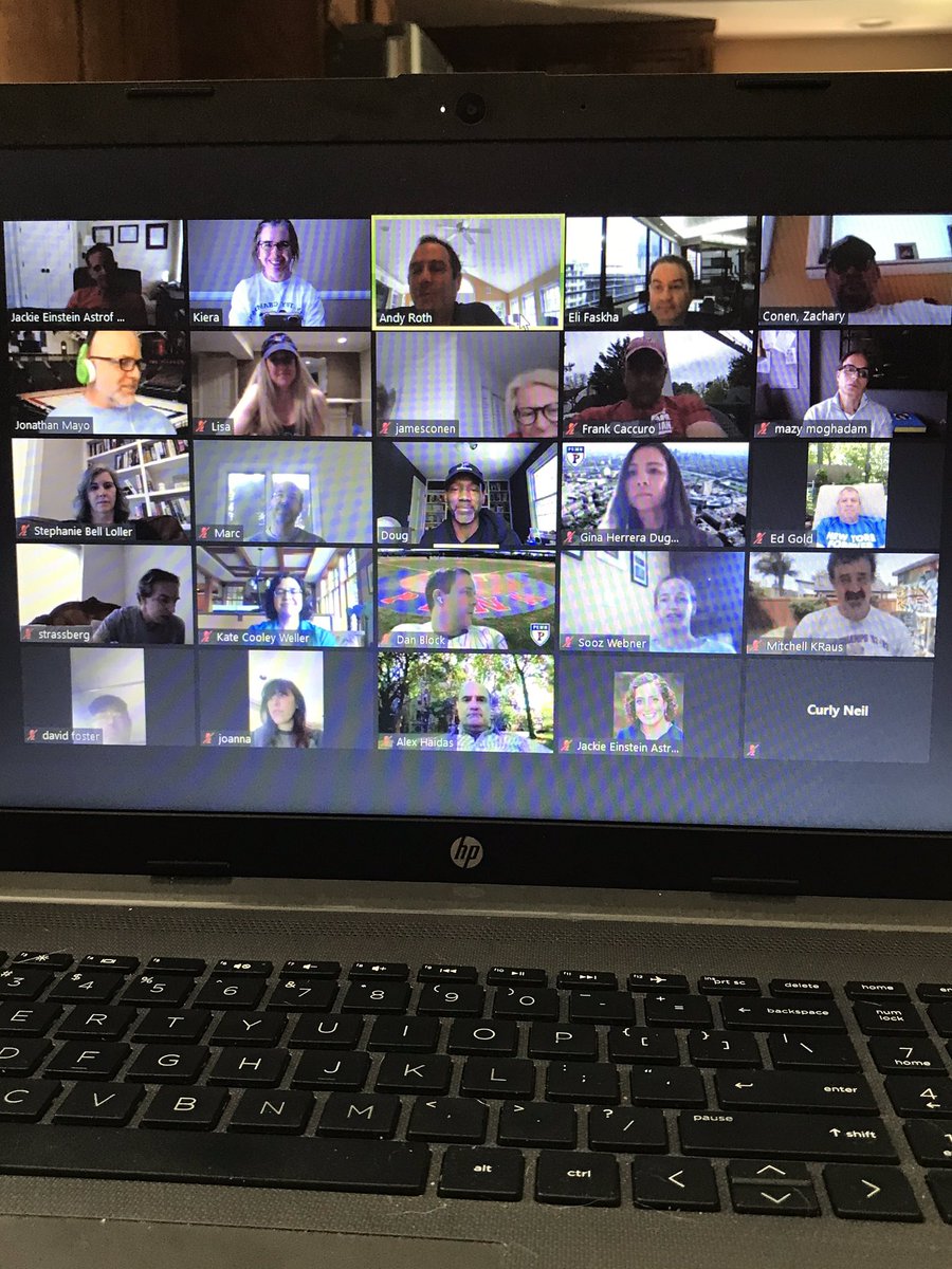 Penn1993's tweet photo. Happening now our Pennโ93 Zoom on @pennathletics sports memories with special guest @PennBaseball alumnus @dougglanville! #pennalumni #lovepenn #pennbaseball #fightonpenn https://t.co/WqjE13cAXS