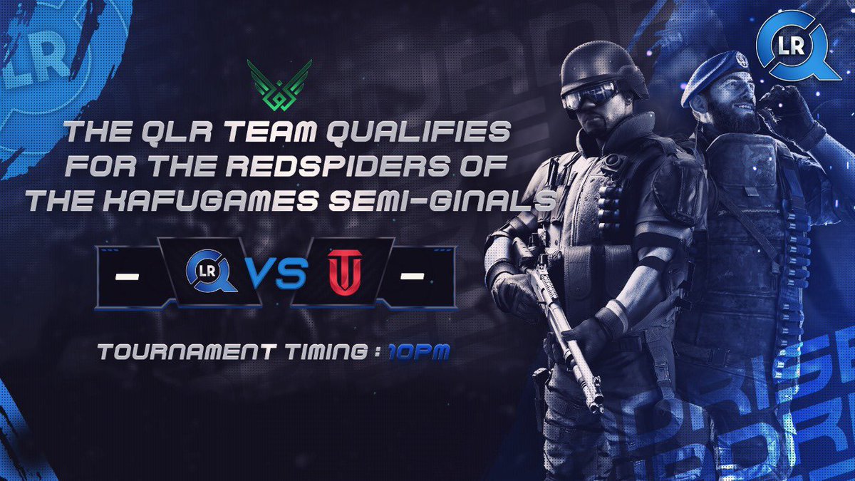 🔹| تأهل فريقنا للعبة #R6S للدور النصف النهائي 
بطولة <a href="/KafuGames/">Kafu Games - كفو</a>
.
🕙|ويلتقي فريقنا اليوم أمام فريق <a href="/TheUltimatesgg/">The Ultimates</a>على تمام الساعة العاشرة بتوقيت مكة المكرمة 
.
#QuadRise 💙