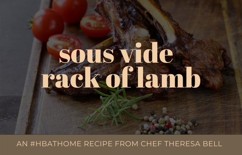 HathawayBrown's tweet photo. What's for dinner? How about sous vide rack of lamb? Hathaway Brown Chef Theresa Bells is here to show you how to make it! πhttps://t.co/WbGM9QEzfX #HBatHome https://t.co/UsU9JaRZQL
