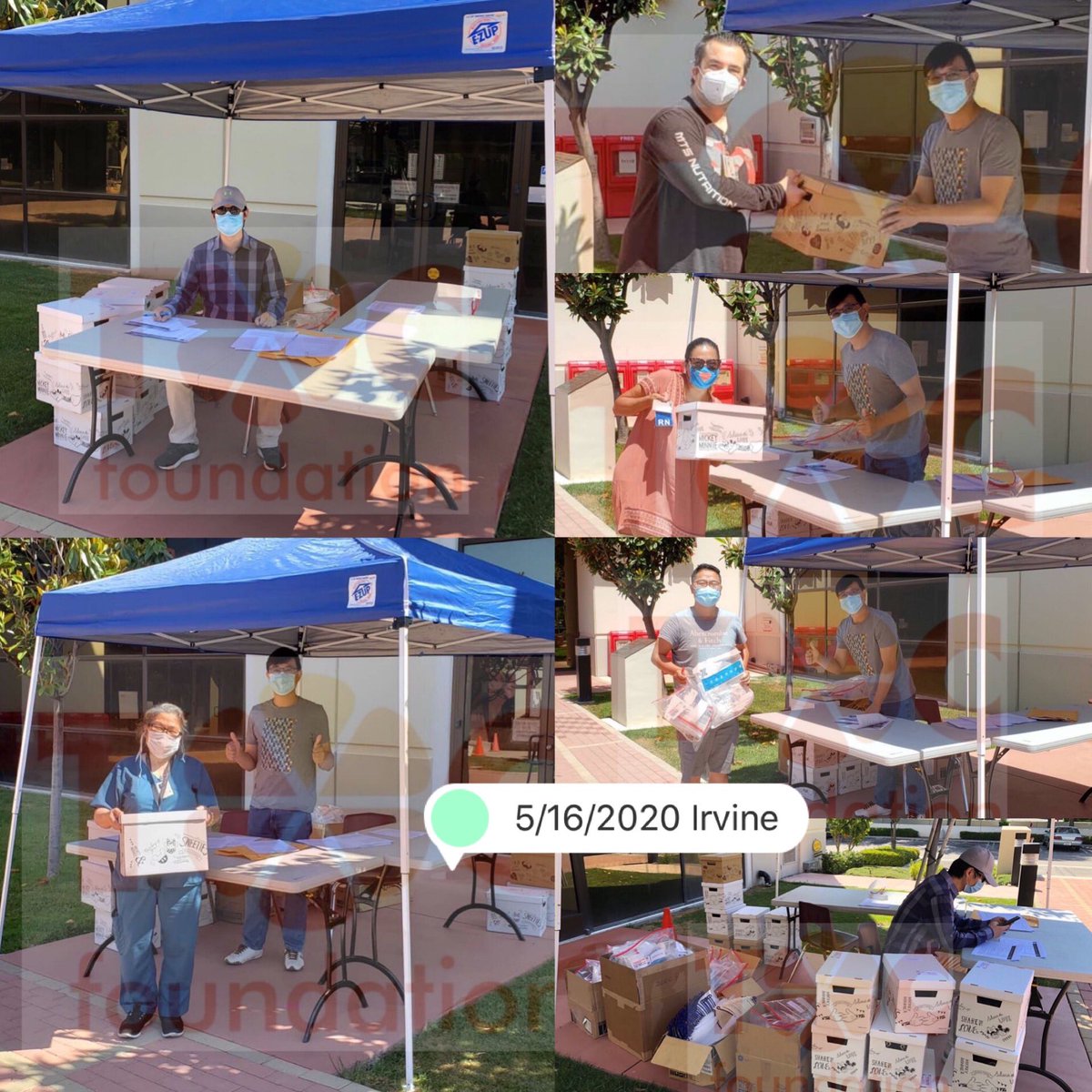 FoundationToc's tweet photo. Operation Guarding Angels - PPE Care Packages for healthcare professionals pick up.
5/16/2020. Irvine, California.
Thank you for all your hardworking❤️ #TOCFPPECarePackage
#TOCF #TOCFoundation
#GuardingTheAngels
#PPEShortages
#Covid19
#StrongerTogether
#inthistogether https://t.co/zPpo6GMspI